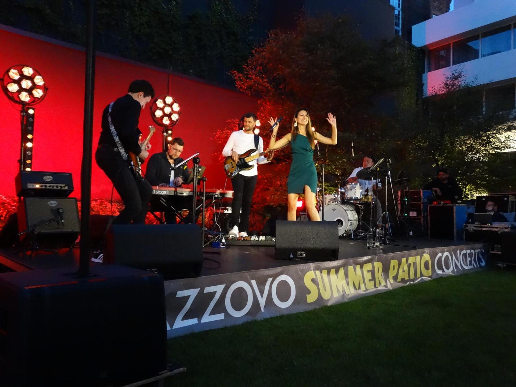 Doubletree By Hilton Wroclaw Hotel Exterior photo The Summer Patio Concert Series